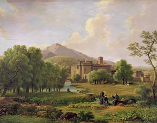 View of the Grottaferrata Monastery